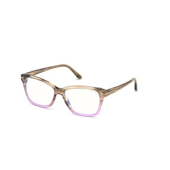 New Authentic Tom Ford FT5597-B/V 020 Square Eyeglasses - Picture 1 of 2